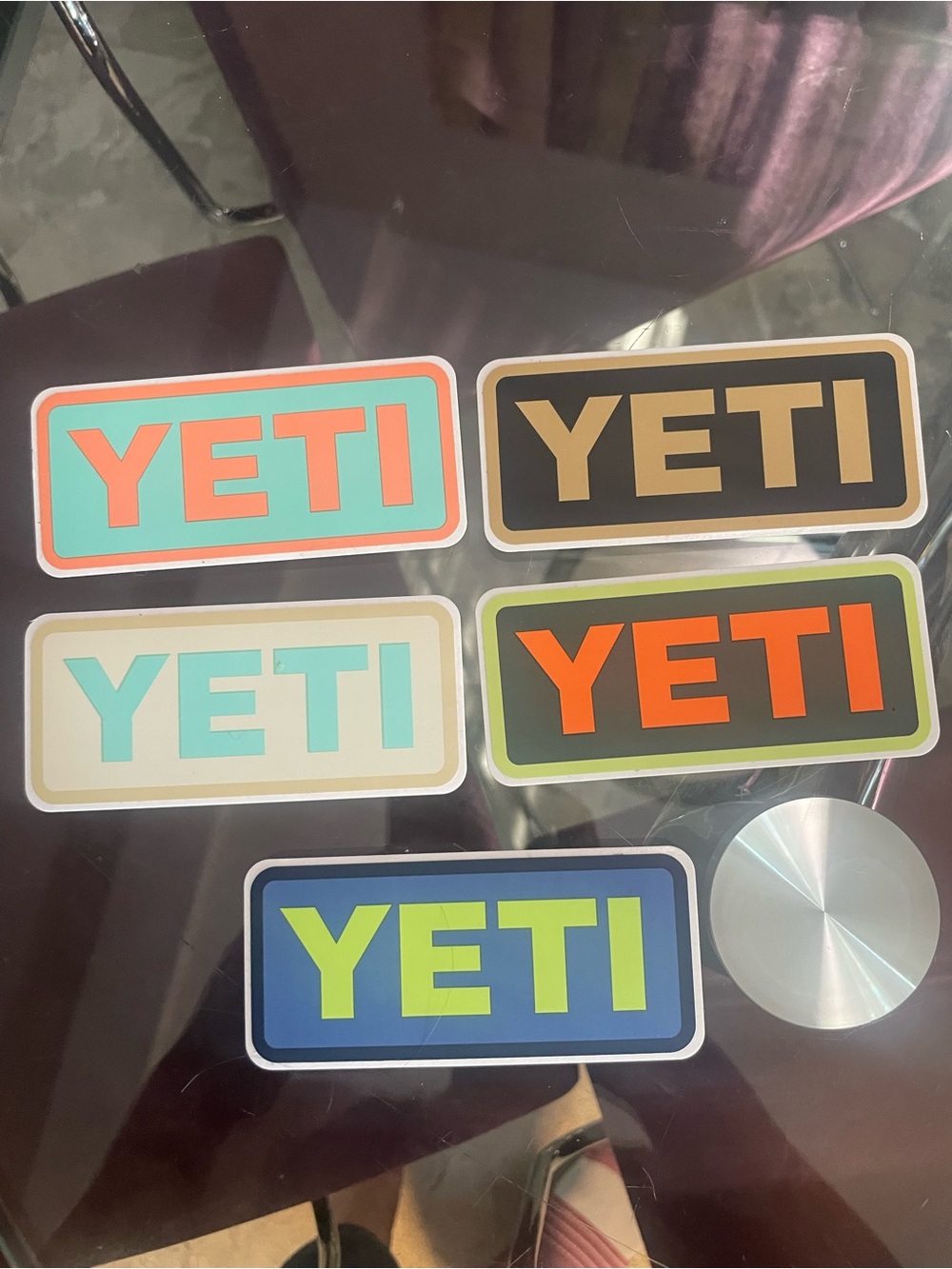 YETI Sticker Pack - Multi-Color Durable Decals (group 3)